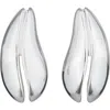 Tory Burch Small Wave Earrings In Metallic
