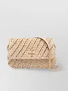 Tory Burch Kira Woven Small Convertible Shoulder Bag In Neutral