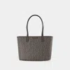 Tory Burch 'ever-ready' Small Grey Fabric Shopping Bag
