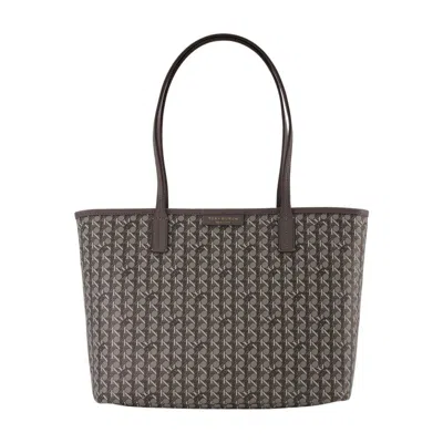 Tory Burch Small Zip Tote Hobo Bag In Brown