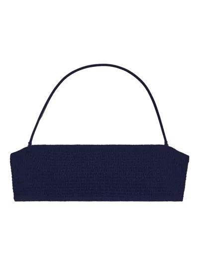 TORY BURCH SMOCKED BIKINI TOP
