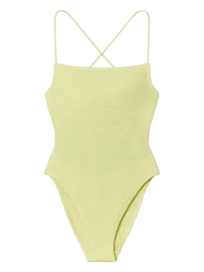 TORY BURCH SMOCKED SWIMSUIT