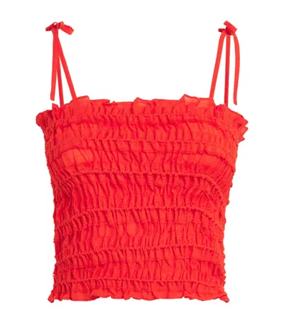 Tory Burch Smocked Top