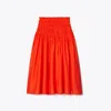 Tory Burch Smocked Viscose Skirt