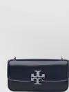 Tory Burch Structured Black Leather Eleanor Shoulder Bag