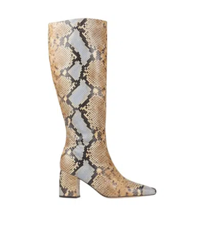 Tory Burch Snake Pattern Kenee-high Boots In Animal Print