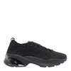 Tory Burch Good Luck Woven Trainer In Black
