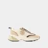 Tory Burch Logo Sneakers In Beige