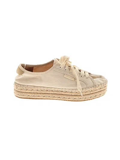Pre-owned Tory Burch Sneakers In Tan