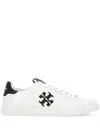 Tory Burch Nappa Leather Howell Court Sneakers In White