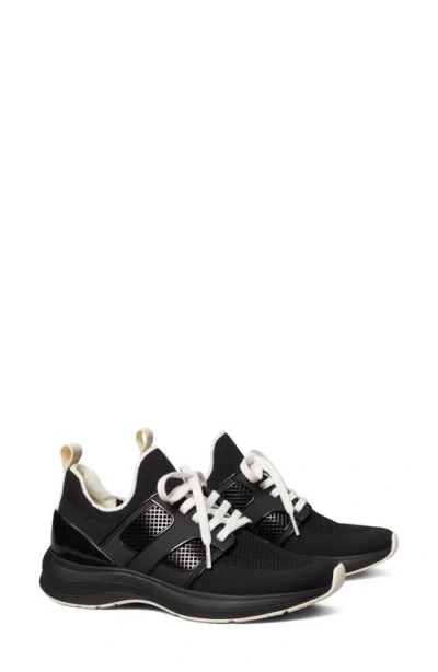 Tory Burch Sock Runner Sneaker In Perfect Black/perfect Black