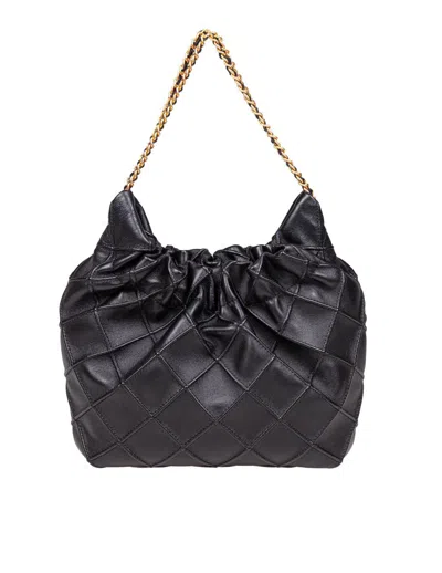 Tory Burch Soft Leather Bag In Black
