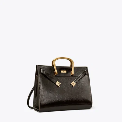 Tory Burch Soft Lee Radziwill Bag In Brown