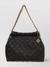 TORY BURCH SOFT QUILTED CHAIN STRAP DRAWSTRING SHOULDER BAG