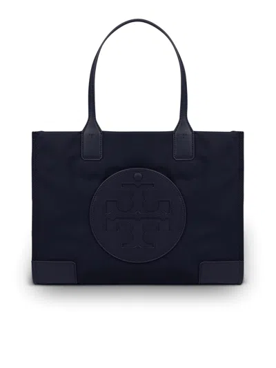 Tory Burch Small Ella Tote Bag In Tory Navy