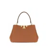 Tory Burch Soft Top Handle Bag  Tan