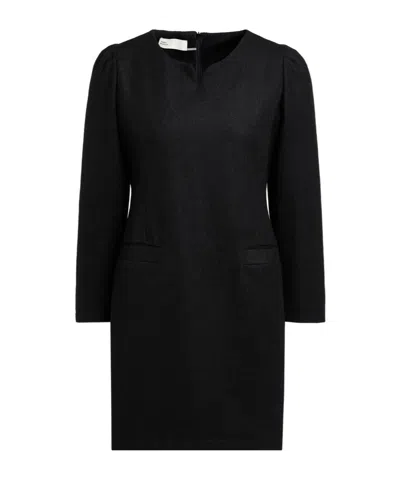 Tory Burch Solid Color Dress In Black