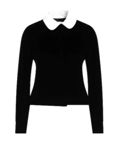 Tory Burch Solid Colour Shirts In Black
