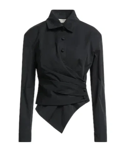Tory Burch Solid Colour Shirts  Blouses In Black