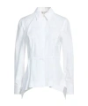 Tory Burch Solid Colour Shirts  Blouses In White