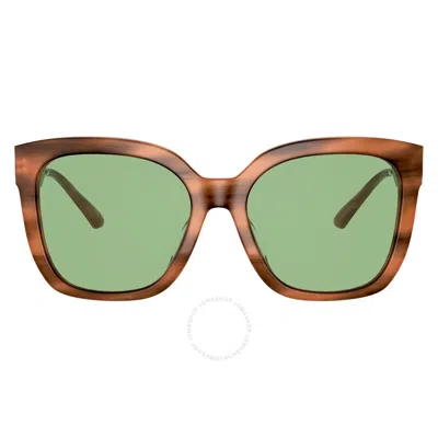 Tory Burch Solid Green Square Ladies Sunglasses Ty7161u 183802 56