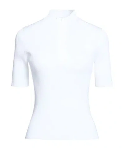 Tory Burch Solid Knit Sweater In White