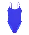 Tory Burch Solid Swimsuit In Black