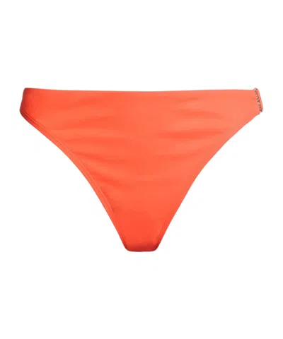 Tory Burch Solid-color Bikini Bottoms In Orange