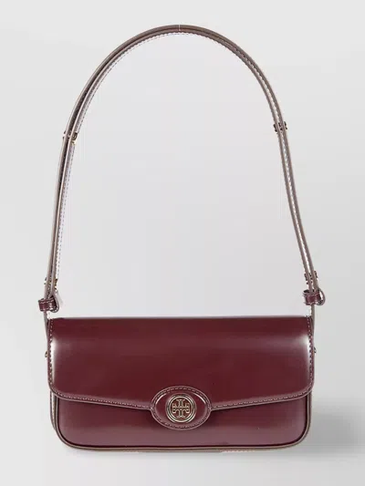 Tory Burch Spazzolato E/w Shoulder Bag In Pink