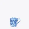 Tory Burch Spongeware Mug, Set Of 4 In Blue