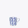 Tory Burch Spongeware Mug, Set Of 4 In Blue