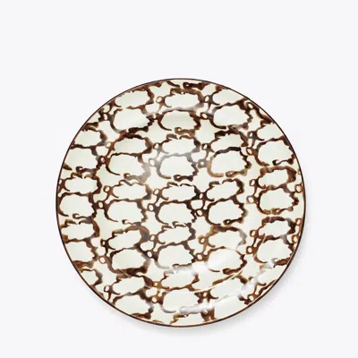 Tory Burch Spongeware Rim Soup Bowl, Set Of 2 In Brown