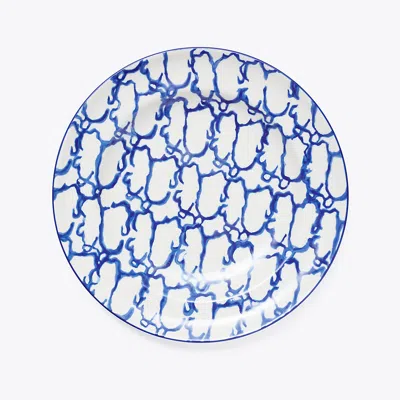Tory Burch Spongeware Rim Soup Bowl, Set Of 2 In Blue