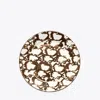 Tory Burch Spongeware Salad Plate, Set Of 4 In Brown