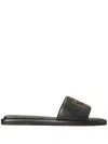 Tory Burch Sandalo Slider Sportivo A Doppia T In Black