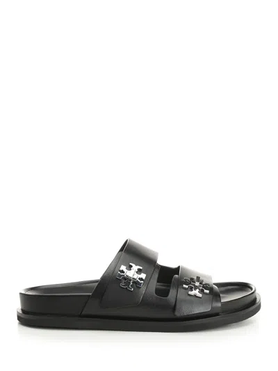 TORY BURCH SPORTY SLIDER SANDAL SCARPE BASSE BLACK