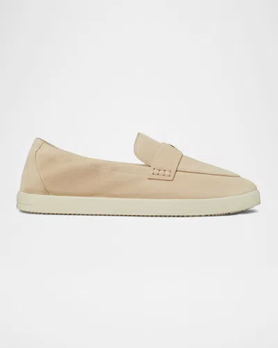 TORY BURCH SPORTY SUEDE SLIP-ON LOAFERS