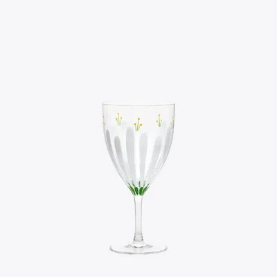 TORY BURCH SPRING MEADOW WINE GLASS, SET OF 2