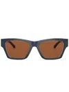 Tory Burch Square-frame Sunglasses In Blue