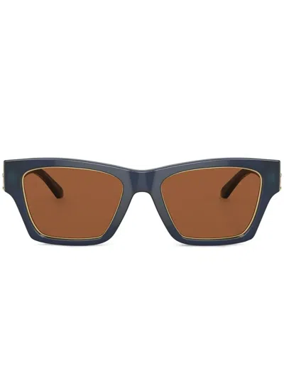 Tory Burch Square-frame Sunglasses In Blue