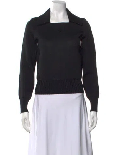 Pre-owned Tory Burch Square Neckline Sweater W/ Tags In Green