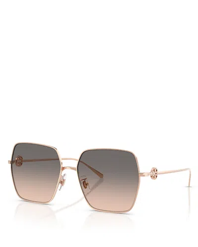TORY BURCH SQUARE SUNGLASSES, 58MM