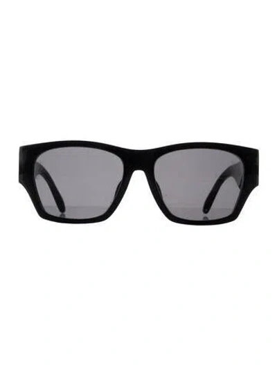 Pre-owned Tory Burch Square Tinted Sunglasses In Black