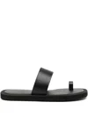 Tory Burch Square Toe Sandal In Black