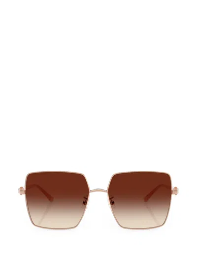 Tory Burch Square-frame Sunglasses In Brown