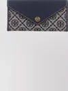 Tory Burch Stitching Contrast Envelope Style In Black