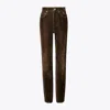 Tory Burch Straight-leg Jean In Multi