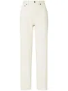 Tory Burch Slim Jean In White