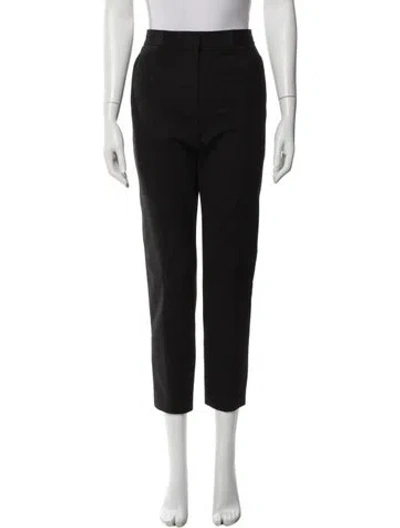 Pre-owned Tory Burch Straight Leg Pants In Black