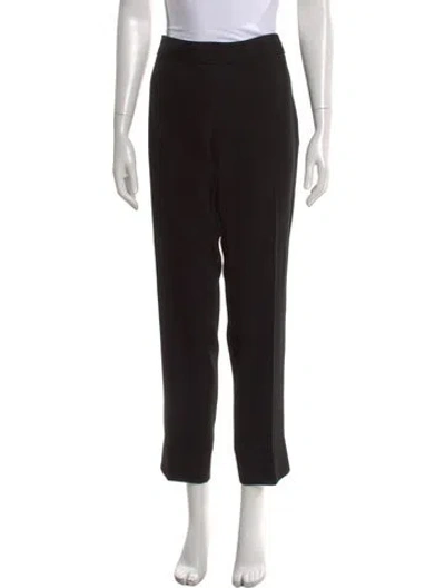 Pre-owned Tory Burch Straight Leg Pants In Black